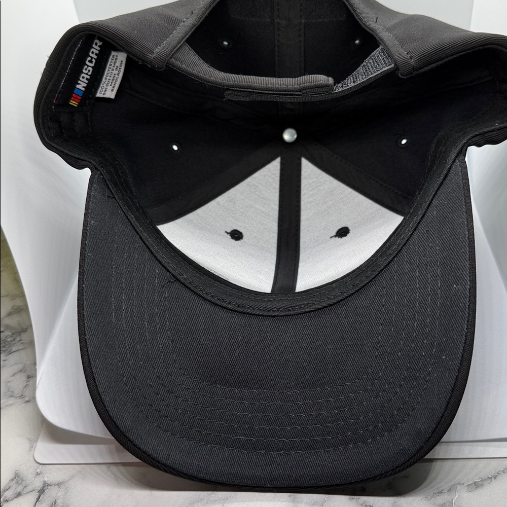 NASCAR Official Black Cap with Metallic Accent NASCAR Emblem with NASCAR back - Picture 5 of 5